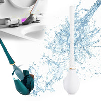 1 x Brand New Flexible toilet brush made of silicone, toilet brush silicone, quick cleaning toilet brush, toilet brush silicone with quick drying, new silicone toilet brush with flat and flexible head white  - RRP €20.4