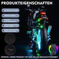 1 x RAW Customer Returns Remote Control Light Kit for Lego Yamaha MT-10 SP Motorcycle Not Lego , Led Lighting Set for Lego 42159 Technic Yamaha MT-10 SP Motorcycle Creative Toys for Adults - RRP €39.98