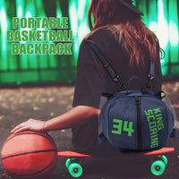 6 x Brand New goldmiky basketball bag waterproof, basketball bag, round bag for ball, basketball carrying bag training bag football storage bag with shoulder strap for outdoor sports - RRP €87.06