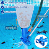 1 x RAW Customer Returns MEISHANG pool, pool, pool floor with telescopic rod brush, pool cleaning floor, pool, pool floor, pool floor cleaner, for pool - RRP €19.31