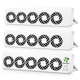 1 x RAW Customer Returns ecoCalm Radiator Fan 2.0 with 15 Improved Fans, Intelligent Radiator Amplifier Increases Heating Efficiency and Saves Energy Trio Set  - RRP €162.85