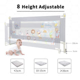 1 x RAW Customer Returns Kiddy dreams Bed Rail Bed Rail 180cm Anti-fall for Children Children Crib Rail Safety Protection - RRP €39.74