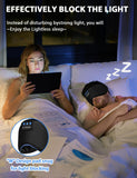 1 x RAW Customer Returns LC-dolida Bluetooth Sleep Mask with Side Sleeping Headphones, Breathable Sleeping Headphones, Built-in Comfortable HD Speakers, Sleep Aids for Adults - RRP €19.32