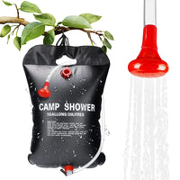 1 x Brand New RANJIMA Camping Shower Bag, 20L Camping Shower Set, Solar Shower Camping Portable Camping Shower Solar with Shower Head Hose Solar Heating Shower Bag for Outdoor Camping Beach Garden Shower Swimming - RRP €36.0