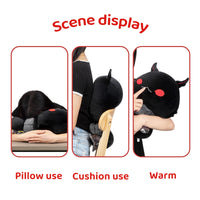 6 x Brand New Mewaii 36CM Soft Mothman Mushroom Stuffed Animal Plush Pillow Squishy Toy for Black - RRP €175.38