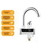 1 x RAW Customer Returns HOGART Electric faucet with instantaneous water heater 230v for kitchen, garden, bathroom, caravan, camping, smart heater, faucet with instant water heater, hot water tap, kitchen faucet, water boiler - RRP €40.8