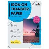 12 x RAW Customer Returns PPD A4 10 Sheets of Iron-on Transfer Paper for Inkjet - T-Shirts and Light Fabrics - PPD-1-10 - RRP €99.84