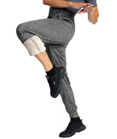 1 x Brand New zitysport Thermal Jogging Pants Lined Men s Fleece Pants Jogger Training Pants Drawstring Warm Lined Sports Pants with Pockets Men s Fleece Pants for Winter Men s Sweatpants XL-Gray  - RRP €40.33