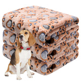 1 x RAW Customer Returns Awaytail Blankets for Dogs 1 Pack of 3 Fleece Blankets Large Dogs Dog Blanket Washable Dog Blankets for Sofa Outdoor Brown 110 x 80 cm - RRP €20.16