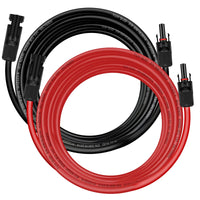 1 x RAW Customer Returns IJIAMY solar cable 6mm 4mm , solar cable extension 1 2 3 5 10M, solar cable extension cable with sockets and plugs for photovoltaic solar systems red black 6mm 10M - RRP €55.99