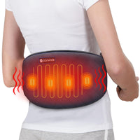 1 x RAW Customer Returns Comfier heating belt for back pain - heating pad with vibration massage, heat belt with automatic shutdown, heat pad with quick heating, ideal gifts for women or men - RRP €43.36