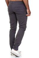 1 x RAW Customer Returns Elara Men s Chino Trousers Slim Fit Stretch Chunkyrayan MEL009-Anthracite-30 34 - RRP €34.95