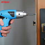 1 x RAW Customer Returns HI-SPEC Small Cordless Screwdriver in Blue with Rechargeable 3.6V Battery and LED Light. 26-piece Accessories - For Everyone, Big or Small - RRP €21.99