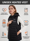 1 x RAW Customer Returns TAJARLY Heated vest for men and women, heated vest with QC 3.0 14400 mAh battery, 6 heating zones and 3 heating levels, electric heated warm vest for outdoor motorcycle camping - RRP €99.0