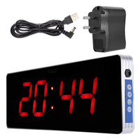 1 x Brand New Nikou LED Calendar Clock Digital Wall Temperature Clocks Elegant Decorative Clock 110-240V B  - RRP €39.19