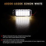 1 x RAW Customer Returns WinPower LED license plate lighting bulbs license plate lighting lamp 3582 SMD with CanBus error-free 6000K xenon cold white super bright for 12V cars, 2 pieces - RRP €20.99