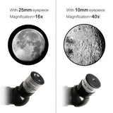 1 x RAW Customer Returns Gskyer D-70400 D-70400 Travel Telescope for Kids and Beginners, Aperture 400 AZ-Mount - RRP €99.99