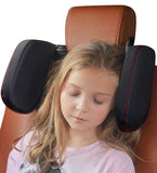 1 x RAW Customer Returns HommyFine Car Headrest Neck Support, Car Headrest Children, Mountable Fold-Up Headrest Neck Pillow for Car Seat Support on Both Sides Ideal for Sleeping - RRP €25.2