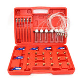 1 x RAW Customer Returns QUNNIE Common Rail Tester 6 Cylinder Diesel Return Flow Tester Common Rail Adapter Test Tool Kit Injector Tester with 24 Adapters - RRP €28.8