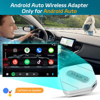 1 x RAW Customer Returns Hikity 2024 New Wirreless Android Auto Adapter for Car Radio Portable Wired to Wirreless Android Auto USB Adapter for Android - RRP €39.99