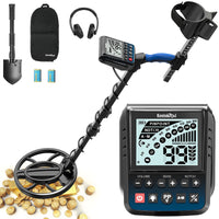 1 x RAW Customer Returns Professional Metal Detector for Adults, Professional High Precision Waterproof Gold Detector, Multi-Mode LCD Display, 25CM Coil Smart Chip Metal Detector - RRP €141.49