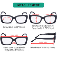 1 x RAW Customer Returns Eyekepper Pack of 4 Women s Reading Glasses - Stylish Square Reading Glasses for Women 1.75 - RRP €28.01