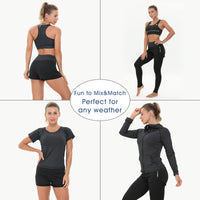 1 x RAW Customer Returns JULY S SONG Women s Sports Set Yoga Set 5 Pieces Sports Sets for Women Yoga Fitness Sport Tracksuits Sports Running Clothing Gym Exercise Set - RRP €43.63