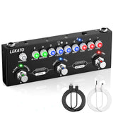 1 x RAW Customer Returns LEKATO Multi Effects Guitar Pedal, IR Loading, 9 Amp Models, Delay Reverb Phase Chorus Distortion Overdrive, Rechargeable Guitar Effect Pedals, Recording, Bluetooth 5.0 - RRP €55.07