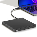 1 x RAW Customer Returns YAODHAOD External CD and DVD Drive, Portable USB 2.0 Optical Disk Drive, CD RW Reader, DVD Player for Laptop, Desktop, Mac, Windows 11 10 8 7, Mac, Linux OS - RRP €19.18