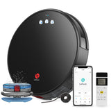 2 x RAW Customer Returns Lefant Robot Vacuum Cleaner, 2 in 1 Vacuum Cleaner and Floor Mop, 3200pa Suction, Vacuum and Wash at the Same Time, WiFi App Alexa, Ideal for Pet Hair, Carpets, Hard Floors, U180 - RRP €523.4