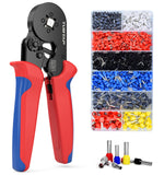 1 x RAW Customer Returns Wire end ferrule pliers set - TUBTAP crimping pliers wire end ferrules set with 1200 pieces wire end ferrules with 1200 pieces wire end ferrules tool kit - RRP €17.14