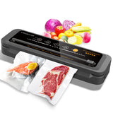 1 x RAW Customer Returns Megawise Vacuum Sealer with 80 kPa, One-Touch Automatic Food Saver with Dry and Moist Fresh Modes, Portable Vacuum Sealer with 10 Vacuum Bags and Cutter - RRP €40.33