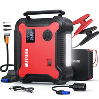 1 x RAW Customer Returns BuTure Car Jump Starter with Air Compressor, 3500A 26800mAh Car Jump Starter for All Gasoline or 8.0L Diesel Vehicles , 150 PSI Fast Inflation, 3.0 Charging and LED Flashlight. - RRP €139.0