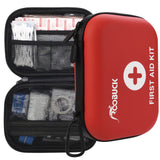 1 x RAW Customer Returns First Aid Kit, First Aid Kit, First Aid Bag for Family, Indoor, Outdoor First Aid, Portable, Waterproof and Dustproof Red  - RRP €21.99