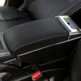 1 x RAW Customer Returns Armrests for Peugeot 208 center armrest armrest 2019-2021 two-layer center console armrest storage compartment black - RRP €54.47