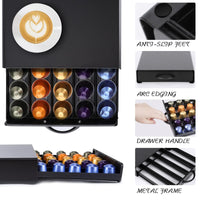 1 x RAW Customer Returns Masthome Coffee Capsule Holder, Capsule Stand Drawer Box for Dolce Gusto of 20 Capsules, Coffee Capsules Storage for Home, Office, Kitchen, Send 1 Cleaning Cloth - RRP €32.99