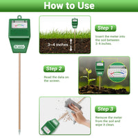 1 x RAW Customer Returns Dr.meter Plant Moisture Meter, Soil Moisture Meter Soil Moisture Meter Soil Tester for Horticulture Farm Lawn Care, No Batteries Required - RRP €8.99