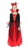 1 x RAW Customer Returns GEMVIE Vampire Costume Girls Halloween Costume Vampire Dress with Hairband Cosplay Carnival Fancy Dress L - RRP €14.11