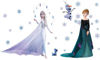 1 x RAW Customer Returns Kibi 2PCS Wall Sticker Frozen Wall Sticker Frozen Elsa and Anna Wall Sticker Frozen Disney for Children s Room Living Room Removable Princess Elsa Anna Wall Sticker Children s Room Frozen Olaf - RRP €18.0