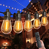 1 x RAW Customer Returns SUWIN fairy lights outdoor bulbs, dimmable 30M outdoor fairy lights S14 30 2 LED bulbs warm white, waterproof garden garland lights with remote control for balcony retro, 3 lighting modes - RRP €55.99