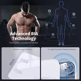 1 x RAW Customer Returns YOUNGDO Body Fat Scale, Smart Digital Bluetooth Bathroom Scale with APP, 19 Body Measurements and 8 Users, Body Composition Monitors Maximum 180kg for Andriod and iOS - RRP €35.9