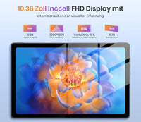 1 x RAW Customer Returns 2024 Android 12 Tablet Newest 10.36 inch Tablets Computer 8GB 128GB 1TB Expansion, 8000mAh Battery, 2.4G 5G Wi-Fi 6, 5MP 13MP Dual Camera, Bluetooth, 1280 x 800 FHD IPS Tablet - RRP €77.64