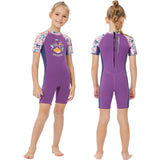 3 x RAW Customer Returns Kids Wetsuit 2.5mm Neoprene Shorty Wetsuits for Girls Boys Toddler, Youth, Children, Teens, Swimsuit with Back Zipper - RRP €131.97