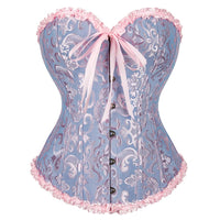 1 x RAW Customer Returns SZIVYSHI Women s Full Breast Corset Top Gothic Vintage Corsets Bustier Corset - RRP €25.99