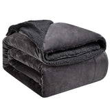 1 x RAW Customer Returns Hansleep Cuddly Blanket Fluffy 150x200, Thick Warm Blanket Sofa Blanket Cozy for Winter, Large Sherpa Blanket Couch Blanket Throw Two-Sided Fleece Blanket - RRP €18.14