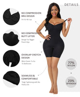 1 x RAW Customer Returns FeelinGirl Shapewear for Women Seamless Full Body Body Shaper Tummy Control Thigh Slimmer Overbust Tummy Control Butt Lifter Shaping Bodysuits Black XL XXL - RRP €32.69