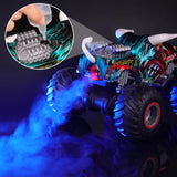 1 x RAW Customer Returns PREBOX Remote Control Monster Truck for Boys 8-12 - RC Bull Car Toys for Kids Ages 4-7, Birthday Gifts for Boys with Music and Lights - RRP €38.08