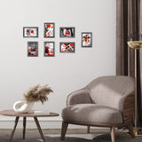 6 x Brand New Giftgarden Table and Wall Photo Frame, Photo Frame, 10x15 Frame, Gray Frame, Home Decoration, Set of 7, Gray - RRP €136.8