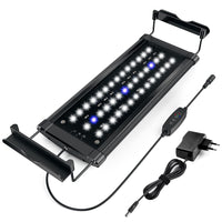 1 x RAW Customer Returns Honpal LED Aquarium Lighting for Fish Plants, 10W Blue White 40-60CM Aquarium, Aquarium Lamp Aquarium Light with Extendable Brackets - RRP €22.8