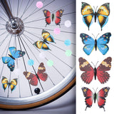 7 x Brand New ABOOFAN 144Pcs Bicycle Wheel Spoke Beads Set- Assorted Color Clip Beads Decoration with Round Spoke Bead Butterfly Clips Spoke Dragonfly Clips Bicycle Accessories for Kids - RRP €138.46